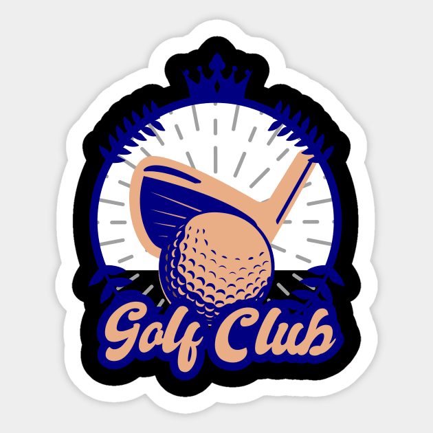 Royal Golf Club Sticker by EarlAdrian